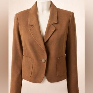 Classic Tan Women's Jaeger Wool Blazer